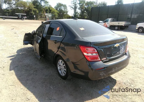 2017 Chevrolet Sonic Lt Auto из США, поврежденный, VIN 1G1JD5SH2H4132506